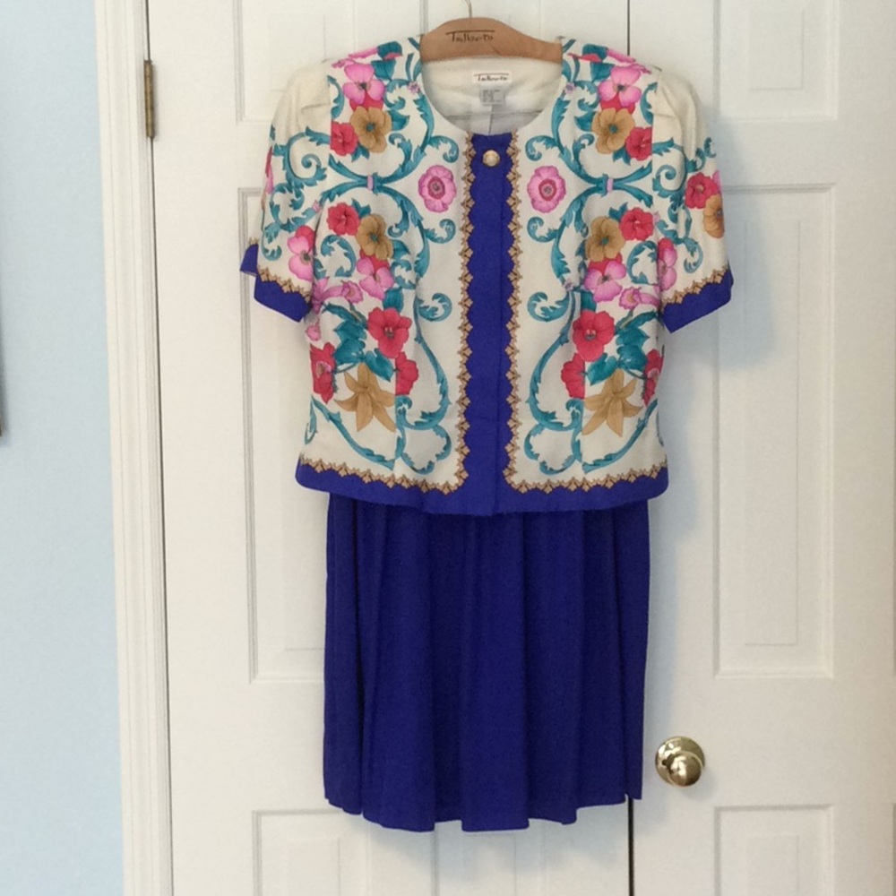 2 Piece Silk Dress
